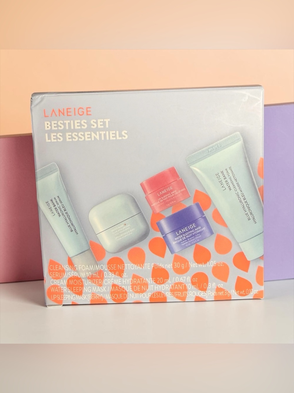 💙LANEIGE💙5-Piece Besties Skincare Set/NIB